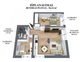 Šis pilnai ir kokybiškai atnaujintas 56,24 m² - nuotraukos Nr. 2