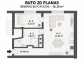 Parduodamas 2 Kambarių Butas Žaliakalnyje, - nuotraukos Nr. 13