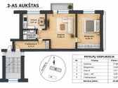 Renovuotas 2 Kambarių Butas Panevėžio Centre - nuotraukos Nr. 12