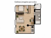 Parduodamas Šviesus 1 Kambario Butas Su - nuotraukos Nr. 13