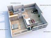 Parduodamas erdvus dviejų kambarių butas - nuotraukos Nr. 20