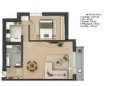 Parduodamas jaukus ir šviesus 2 kambarių - nuotraukos Nr. 29