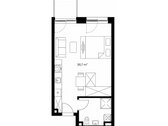 Parduodamas 36,7 m² gyvenamosios paskirties - nuotraukos Nr. 10