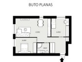 Parduodamas patogiai suplanuotas 3-jų - nuotraukos Nr. 3