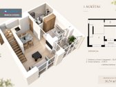 Jaukus Butas Per Du Aukštus Su Parkavimu Ir - nuotraukos Nr. 29