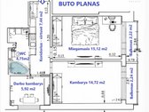 Optimaliai išplanuotas 3k. butas su - nuotraukos Nr. 4