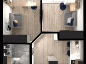 Modernus 2 Kambarių Apartamentas Su 8 M² - nuotraukos Nr. 13