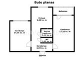 Parduodamas 2 kambarių butas 2 - ame aukšte, - nuotraukos Nr. 19