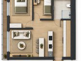 Parduodamas Šviesus 51,7 M² Butas Su Erdviu - nuotraukos Nr. 5