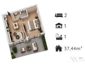 Parduodamas pilnai įrengtas apartamentas - nuotraukos Nr. 21