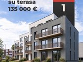 Paskutinis 2 kambarių butas su 9 m² terasa už - nuotraukos Nr. 2