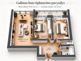 Parduodamas Erdvus 3 Kambarių Butas Vilniaus - nuotraukos Nr. 22