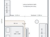 Parduodamas pilnai įrengtas 1 kambario butas - nuotraukos Nr. 18