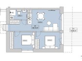 3 kambarių apartamentai su pilna apdaila ir - nuotraukos Nr. 5
