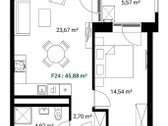 Parduodamas butas su daline apdaila projekte - nuotraukos Nr. 10