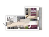 2 Kambariai Šalia Ozo Parko – 26 M² Už 113 000 € - nuotraukos Nr. 2