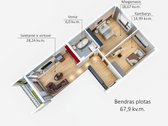 Tvarkingas 3 Kambarių Butas Su Požemine - nuotraukos Nr. 4