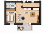 Parduodamas Pilnai Atnaujintas 2 Kambarių - nuotraukos Nr. 24