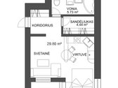 Parduodamas 1,5 Kambario Butas Krokuvos G., - nuotraukos Nr. 14