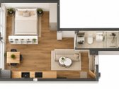 Nuomojamas Naujai Įrengtas 36 Kv. M Studijos - nuotraukos Nr. 6