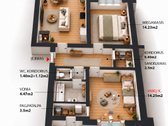 81,86 m² Antakalnyje – erdvūs kambariai, - nuotraukos Nr. 4
