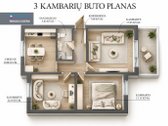 Jaukus Ir Erdvus 3 Kambarių Butas Nemenčinėje - nuotraukos Nr. 22