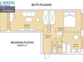 Parduodamas erdvus 2 kambarių butas patogioje - nuotraukos Nr. 14