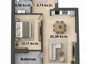 Parduodamas Pilnai Įrengtas, Šviesus 2 - nuotraukos Nr. 31