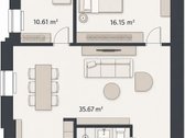 Parduodami išskirtiniai 66,44 m² apartamentai - nuotraukos Nr. 14