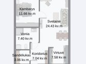 Išnuomojamas 2-jų Kambarių Butas Z. - nuotraukos Nr. 14
