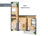Suremontuotas Trijų Kambarių Butas Šalia - nuotraukos Nr. 20