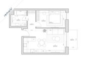 Naujas 2 Kambarių Butas – Dar Negyventas - nuotraukos Nr. 13