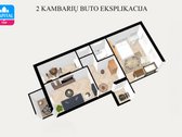 Parduodamas 2 Kambarių Butas Ežerėlyje – 52 - nuotraukos Nr. 14