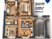 Parduodamas 3 Kambarių Butas Panemunėje, - nuotraukos Nr. 3