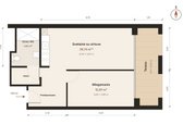 Aukštų lubų 2 kambarių butas Loft Town - nuotraukos Nr. 33