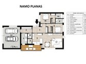Nuomojamas Erdvus Vieno Aukšto Namas Su Garažu - nuotraukos Nr. 8
