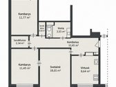Parduodamas 3 kambarių butas Gabijos gatvėje - nuotraukos Nr. 16