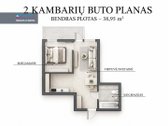 Parduodamas Šviesus Ir Ekonomiškas Butas Su - nuotraukos Nr. 19