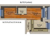 Išnuomojamas kokybiškai įrengtas 2 kambarių - nuotraukos Nr. 20