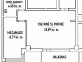 Parduodamas Šviesus 2 Kambarių Butas Naujos - nuotraukos Nr. 31