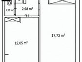 Reta Galimybė Įsigyti 2 Kambarių Butą - nuotraukos Nr. 12