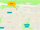 Nuomojamas įrengtas 2 kambarių butas - nuotraukos Nr. 16