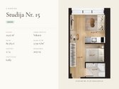 Išskirtinė studija pačiame Vilniaus centre – - nuotraukos Nr. 8