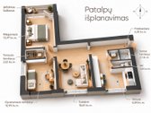 Parduodamas 3 Kambarių Butas Architektų G. 27 - nuotraukos Nr. 2