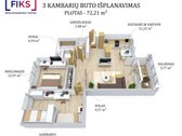 Parduodamas Erdvus Trijų Kambarių Butas, - nuotraukos Nr. 22