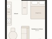 Nuomojamas kokybiškai įrengtas 30 m² vieno - nuotraukos Nr. 23