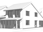 Parduodama namo dalis su projektu