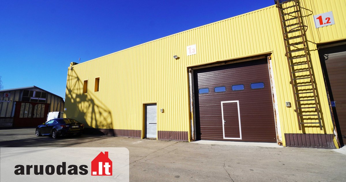 Patalpos nuomai, Vilniuje Naujininkuose Metalo g. patalpos nuomai