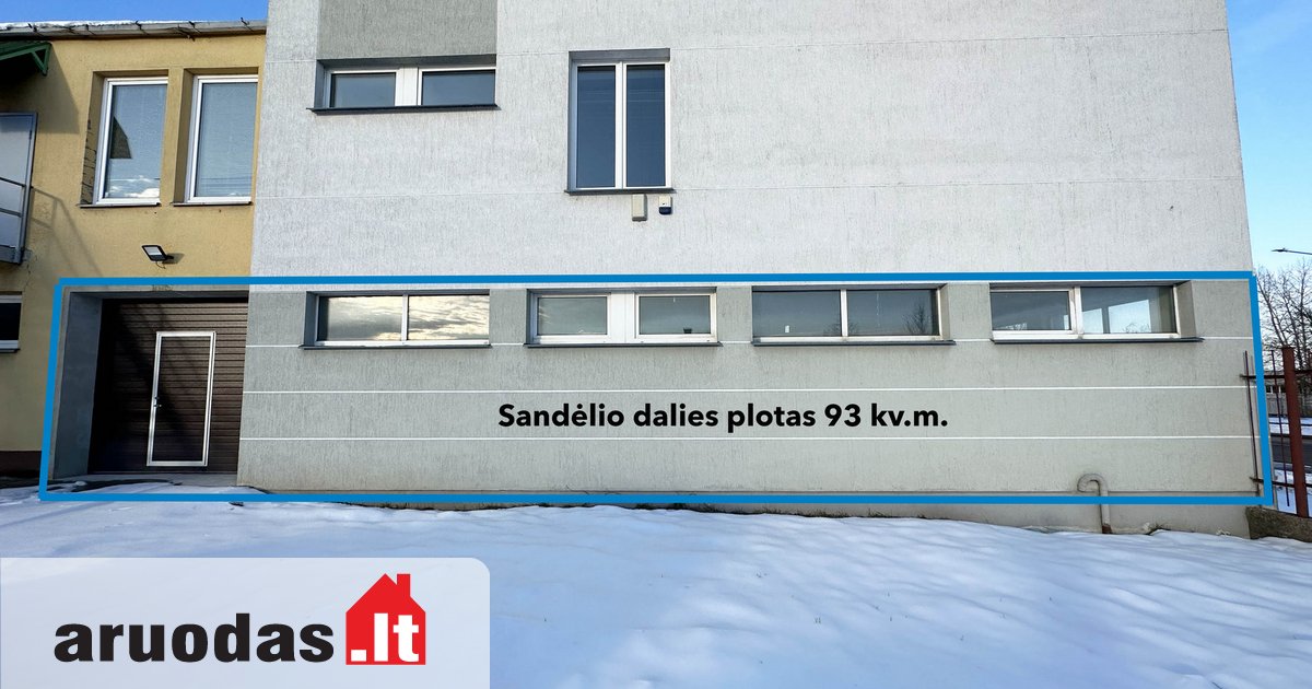 Išnuomoju komercines patalpas Metalo g., Skelbiu.lt