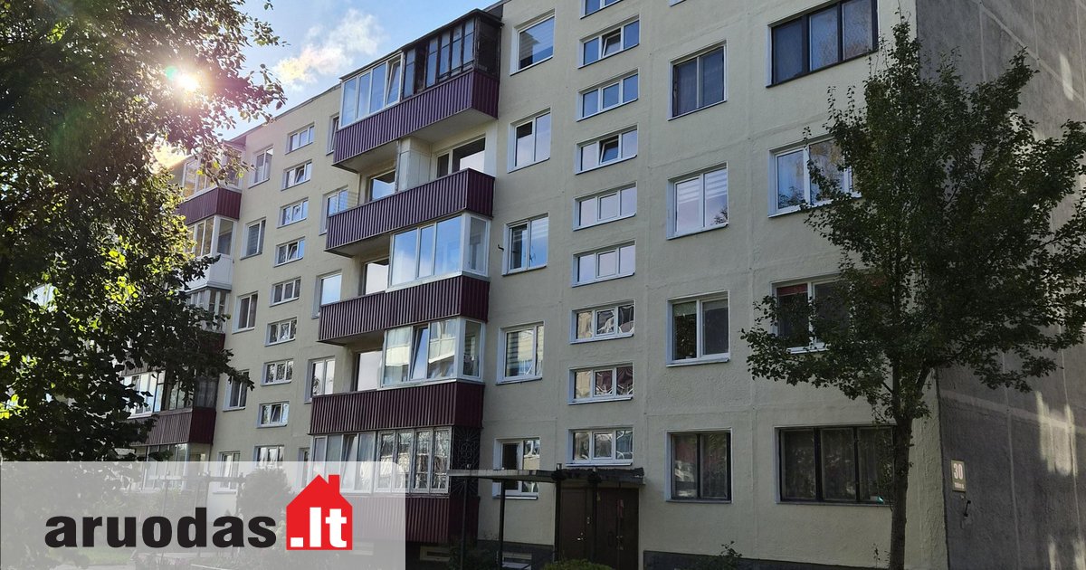 Butas, Šiauliuose Žaliūkiuose Tilžės g., 2 kambarių butas - Aruodas.lt
